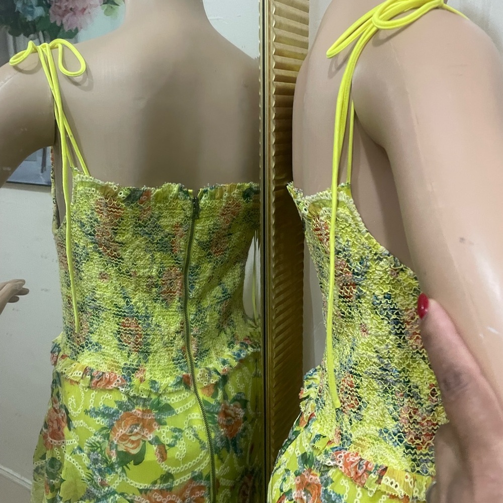 Alice + Olivia Vibrant Floral Maxi Dress - Picture 12 of 16